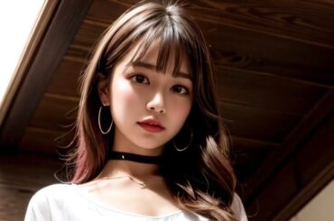 AI美女6 - №77「少し下からの目線♡景色が変わる」