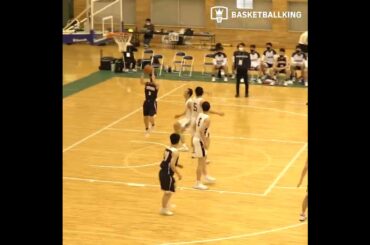 【TikTokで280万再生!!】高速パス回しで翻弄 #能代カップ #高校バスケ #洛南 #Shorts