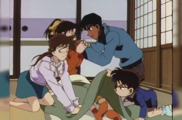 和葉の服を脱がそうとしてしばかれる平次 名探偵コナン 167話