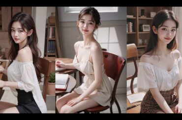 AI美女7 - №10「青春キャンパス～文学少女の日常♡美乳+微乳」SP PART-1