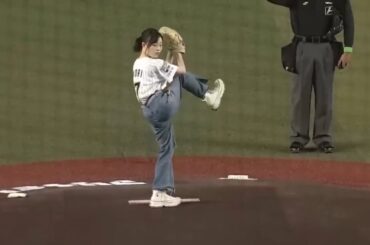 また始球式でホームランを打たれる森七菜