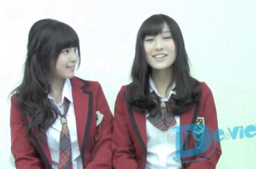 矢倉楓子＆山口夕輝（NMB48）／月刊『デ☆ビュー』2014年2月号掲載