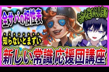 【第五人格】明日から無料開放！味方全員知らなきゃヤバい応援団のサポートコンボを紹介！人格なども！【新サバイバー】【唯】【identityV】