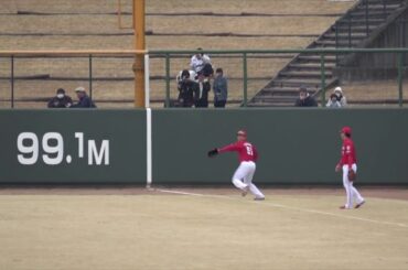 強肩鈴木誠也と高校でエースの堂林翔太の送球を比べたら全然違った・・・
