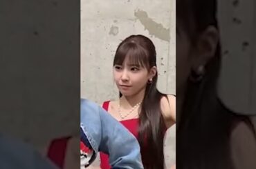 「彼氏にイタズラされて怒ってたら、突然目の前で婚約指輪パカってされた時の女の子」みたいな表情してる小合麻由佳さん #niziu #ニジュー #mayuka #shorts