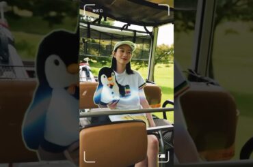 ゴルフ女子・ウェアコーデ…岡本夏美さん…