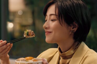 月見すきやき牛丼「月を見たら」篇  30秒