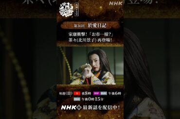 「お市…様？」 秀吉(ムロツヨシ)の新たな側室・茶々(北川景子)を見て、目を疑う家康(松本潤) | 大河ドラマ「どうする家康」| NHK | #shorts