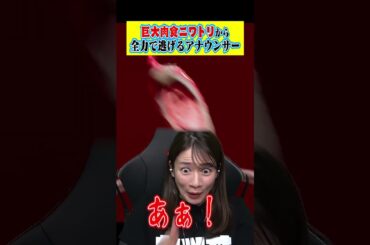 巨大ニワトリから逃げ惑う実況者 #ホラーゲーム #Shorts #宇内梨沙 #chickenfeet