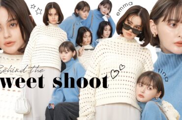 【emma×ティナ】仲良し♡ボブコンビの撮影現場に密着！【ビハインド】