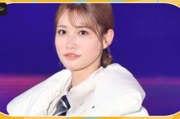 【ガルアワ】めるる、大胆スリットから美脚ちら見せ　ネクタイ、シャツにダウンジャケットで冬コーデ