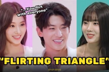 "Flirting Triangle" with Kwon Eunbi, TWICE Sana & Dex Excites K-Netz #kpop