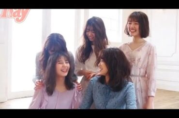 お姉さん達にわちゃわちゃされる小坂菜緒ちゃん