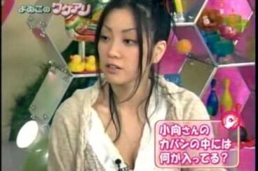 カバンを調べられる小向美奈子