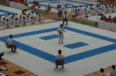 2014年IH 女子 空手道 個人形 2回戦  田中芽衣（能代松陽）×加藤まどか（石巻市女）