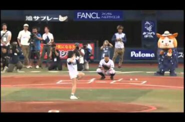 りさちーの始球式