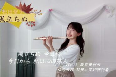 風立ちぬ/松田聖子≪秋曲≫　FluteCover　大瀧詠一