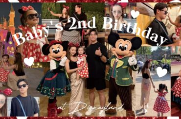 【2nd Birthday】🎁𝐇𝐚𝐩𝐩𝐲𝐁𝐢𝐫𝐭𝐡𝐝𝐚𝐲 ベビちん🍰2歳の誕生日に家族でディズニーランドへ🐻🕯【前編】