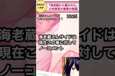 【海老蔵から襲われた】小林麻耶が衝撃の暴露‼️テレビ総スルーの中〈ワイルドな女子高生ミナ〉が恐らく世界で一番怖い事を言って即、CMww