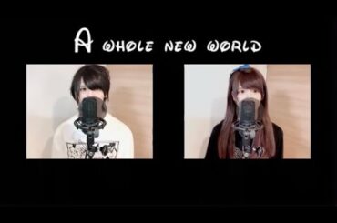 【Double Role】Disney's Aladdin "A Whole New World" by Rio ディズニー アラジンの ｢ホール・ニュー・ワールド｣ 一人二役で歌ってみた