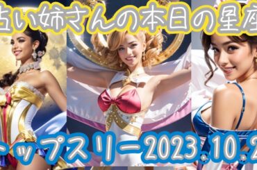 2023.10.29 占い姉さんの本日の星座トップスリー 毎日7時配信🙌‼️ #占い姉さん
