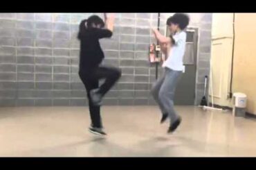 香音＆未菜殺陣稽古(1)