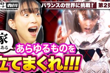 ワイルド・スピード森川 【バランスアートの世界】第二弾！家にあるあらゆるものを立てまくれ！前編