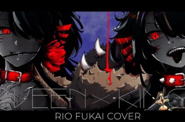 ⤕ QUEEN × KING MASHUP／Kanaria ｜Cover by Rio Fukai｜深海リオ