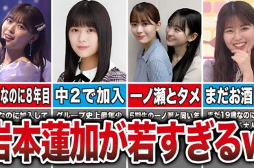 岩本蓮加が加入8年目でまだ10代だと知り衝撃を受ける中村麗乃【乃木坂 反応集】