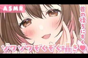 【ASMR】頭と首の後ろにキく💗ぞわぞわゾクゾク囁き[A whisper through the back of your head. "ZOWA ZOWA ZOKU ZOKU" (Yeti)]