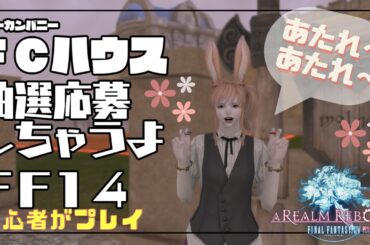 【初心者FF14】FCハウス買っちゃう？！抽選あたりますように！