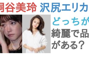 桐谷美玲と沢尻エリカはどっちが綺麗で品がある？【投票結果】