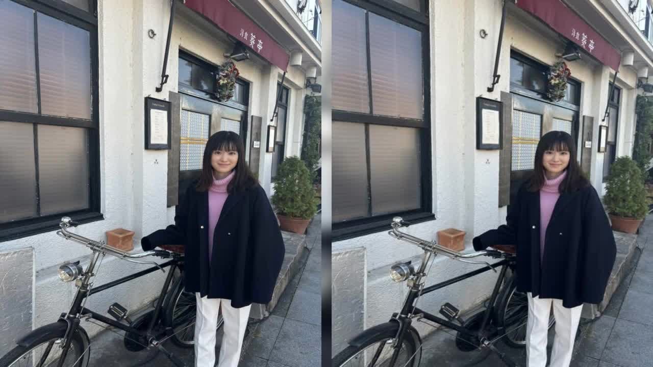 新着- 福本莉子、「葵亭」前で天使の笑顔！アウター羽織ったほっこり査子に思わずキュン