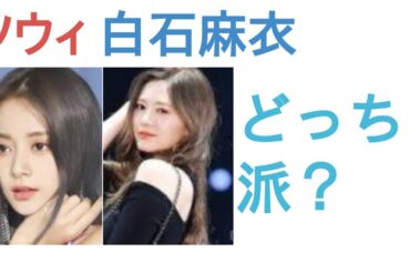 TWICEツウィと白石麻衣はどっちが美人？【投票結果】