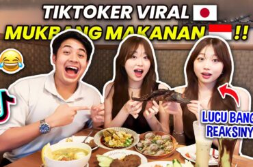 HEBOH!! TRAKTIR TIKTOKER VIRAL JEPANG COBA MAKANAN INDONESIA!! REAKSINYA…