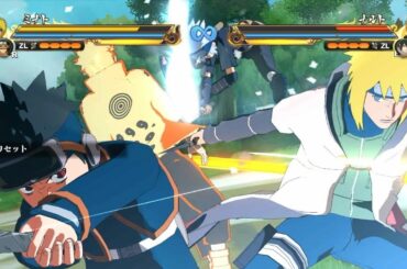 合体奥義「三位一隊」波風ミナト（CV：森川智之）はたけカカシの少年期（CV：田村睦心）うちはオビトの少年期（CV：藩めぐみ）【NARUTO X BORUTO ナルティメットストームコネクションズ】