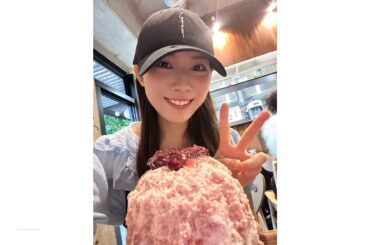 日向坂46 森本茉莉 ごりごりごーらーまりぃちゃん かき氷