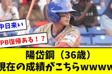 【台湾のスター】陽岱鋼、現在の成績がヤバすぎるwwwwwww