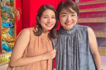 フジ西山喜久恵アナ、第１子妊娠中の永島優美アナとの共演ショット公開でエール「素敵なお母さんになって戻って来てください」....