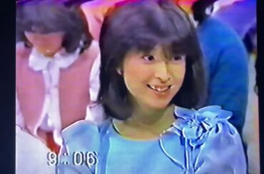 ヤング・ボーイ🎵河合奈保子さん🍏🍎🍏朝のモーニングショーにお母様妹さんと出演①②1980.11