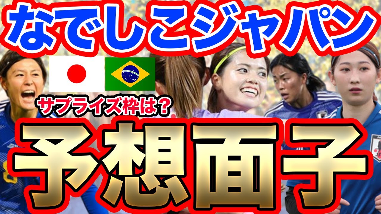 なでしこジャパン世界一への道!ブラジル代表戦メンバー発表直前SP なでしこジャパン世界一への道!ブラジル代表戦メンバー発表直前SP