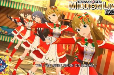 【ミリシタMVAS】BORN ON DREAM! ～HANABI☆NIGHT～ (佐竹美奈子,横山奈緒,高山紗代子,高坂海美,福田のり子:閃光☆HANABI団) メリー・ドリームナイト　AS陰強
