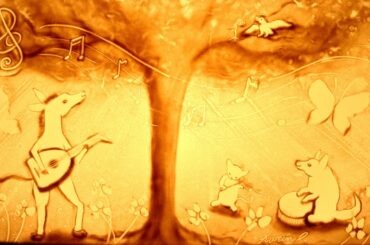 【ブレーメンの音楽隊】サンドアート/朗読 by 伊藤花りん "Town Musican of Bremen" by Karin Ito