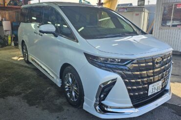 アルファードでドライブ