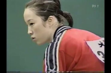 2000 世界卓球選手権 （マレーシア）女子団体 韓国 vs 日本、WF 中国 vs 台湾　※途中画像悪い人です