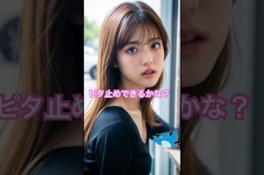 【松村沙友理似】ピタ止めできるかな？ #shorts #short #ピタ止め #乃木坂46 #ピタ止めチャレンジ #可愛い #かわいい #そっくりさん #松村沙友理