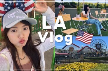 【LA Vlog】憧れの海外ディズニー🇺🇸❤️‍🔥ロサンゼルス最高すぎんか！！！！