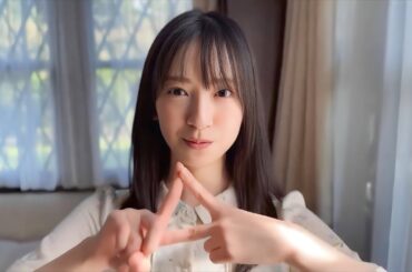 トライアングルポーズをする 美玖ちゃん【日向坂46 金村美玖】