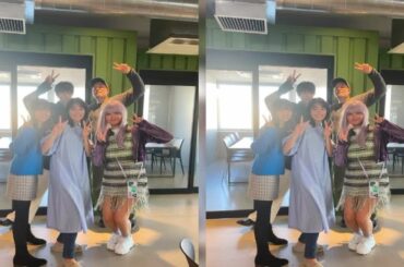 新着- 広瀬アリス、監督も一緒に無邪気にダブルピース！いつでも仲良しな「マイハルメンバー」