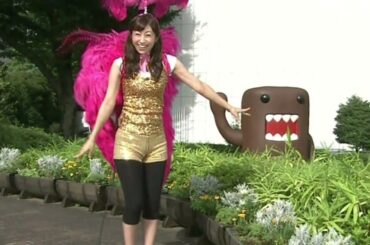 2016 08 10 NHKお天気キャスターの酒井千佳さん、朝からサンバの衣装でハッチャける＆見守る美人の小郷知子アナウン